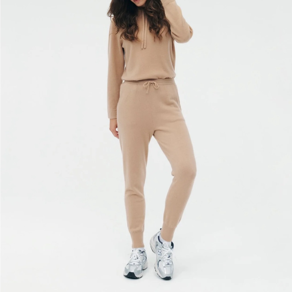 Naadam The Essential Cashmere Sweatpants Size Xxs In Camel Nwt